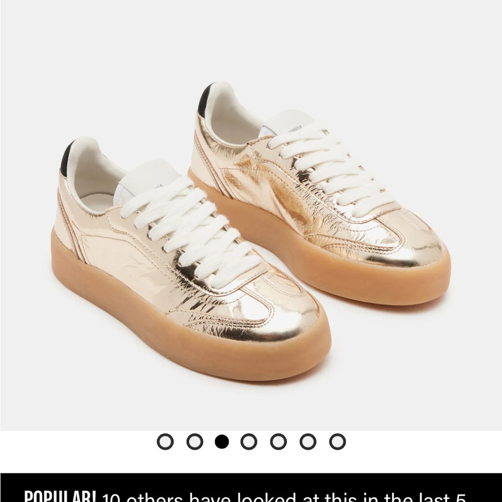 Gold Women's Sneakers